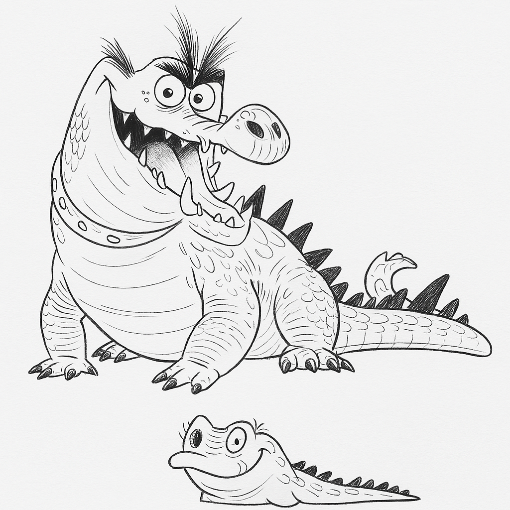 Omalovánka Agent cunik Fluffy omalovanka pro děti k vytisknutí - zábavný obrázek k vybarvení