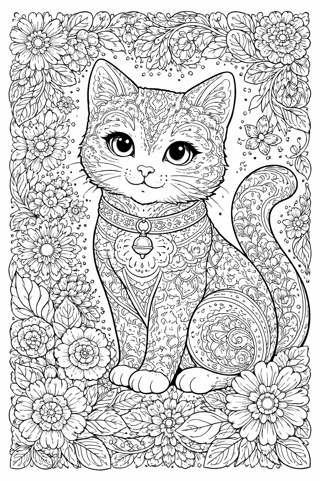 Omalovánka Antistresova omalovanka kocka k vytisknutí zdarma pro děti - vybarvěte si krásný obrázek