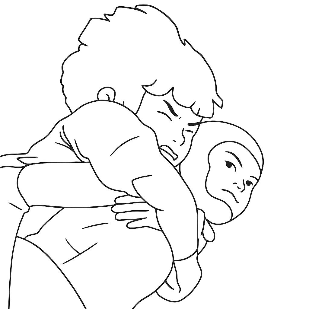 Omalovánka pro děti k vytisknutí - zábavný obrázek k vybarvení zdarma - ideální pro malé umělce