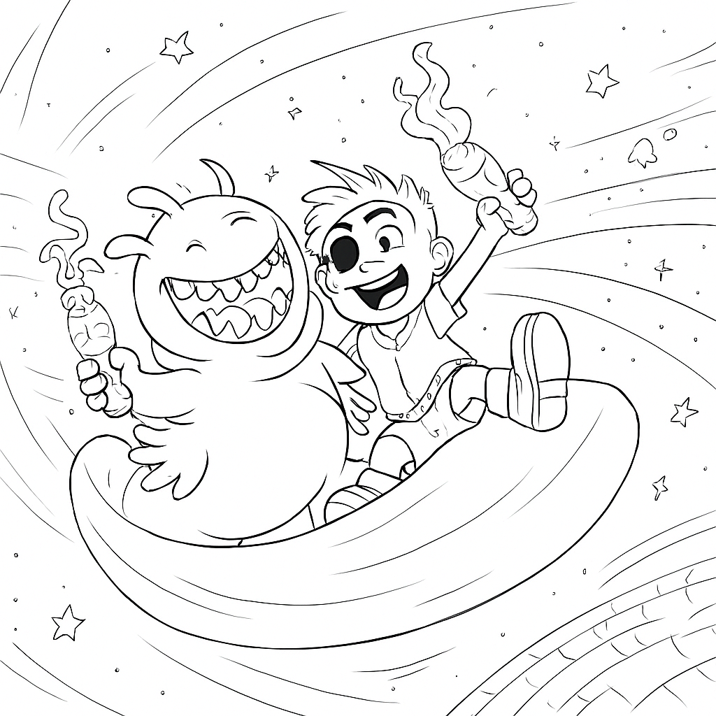 Dětská omalovánka Elio_omalovánka - obrázek k vytisknutí a vybarvení zdarma