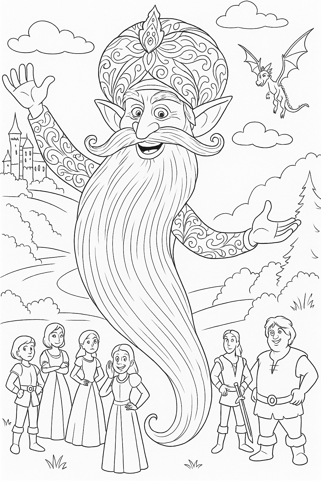 Já Rebelka Nezabor - omalovánka k vytisknutí a vybarvení pro děti zdarma