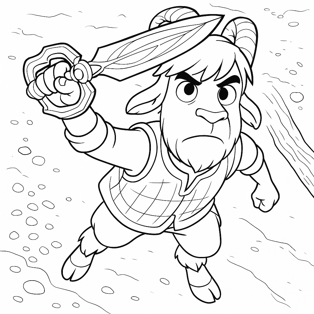 Omalovánka jako z divokych vajec k vytisknutí zdarma pro děti - vybarvěte si krásný obrázek