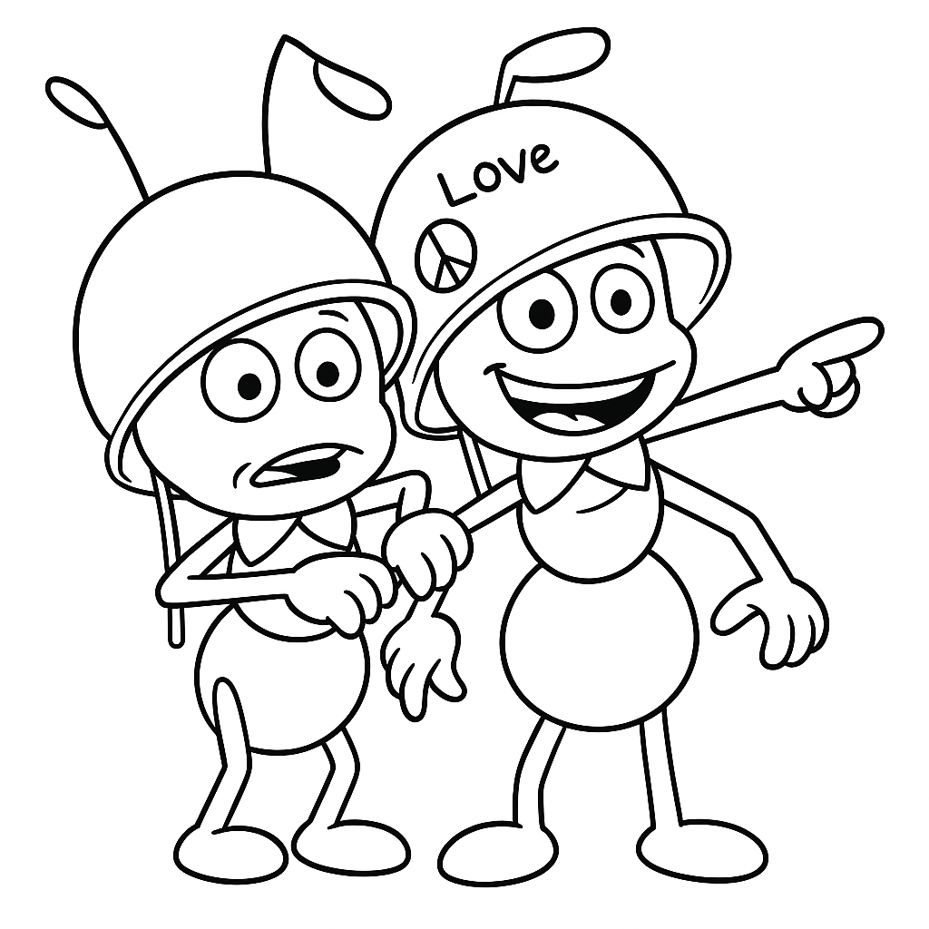 Dobrodružný obrázek k vybarvení - dětská omalovánka k vytisknutí zdarma