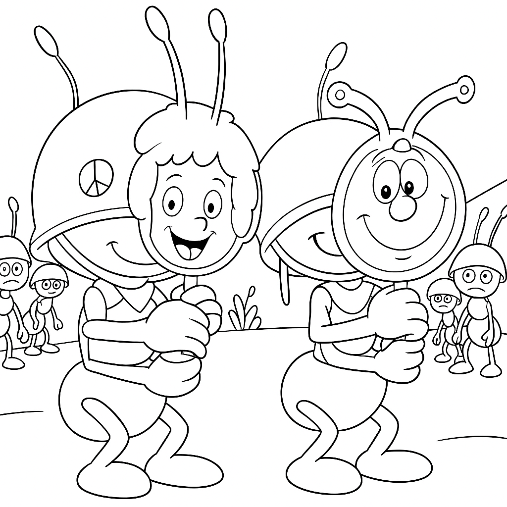 Vytiskněte si krásnou omalovánku - pohádkový obrázek pro děti k vybarvení