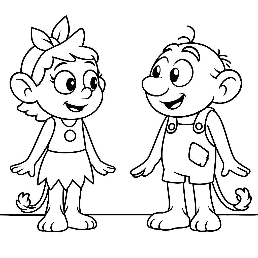 Omalovánka pro děti k vytisknutí - zábavný obrázek k vybarvení zdarma - ideální pro malé umělce