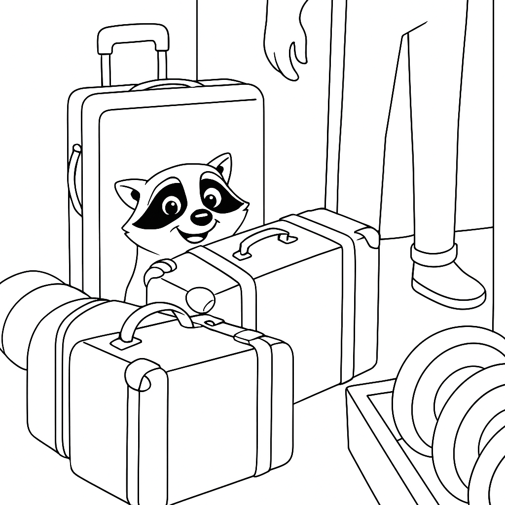 Mazlíčci v průšvihu Dětská omalovánka Mazlíčci v průšvihu - obrázek k vytisknutí a vybarvení zdarma