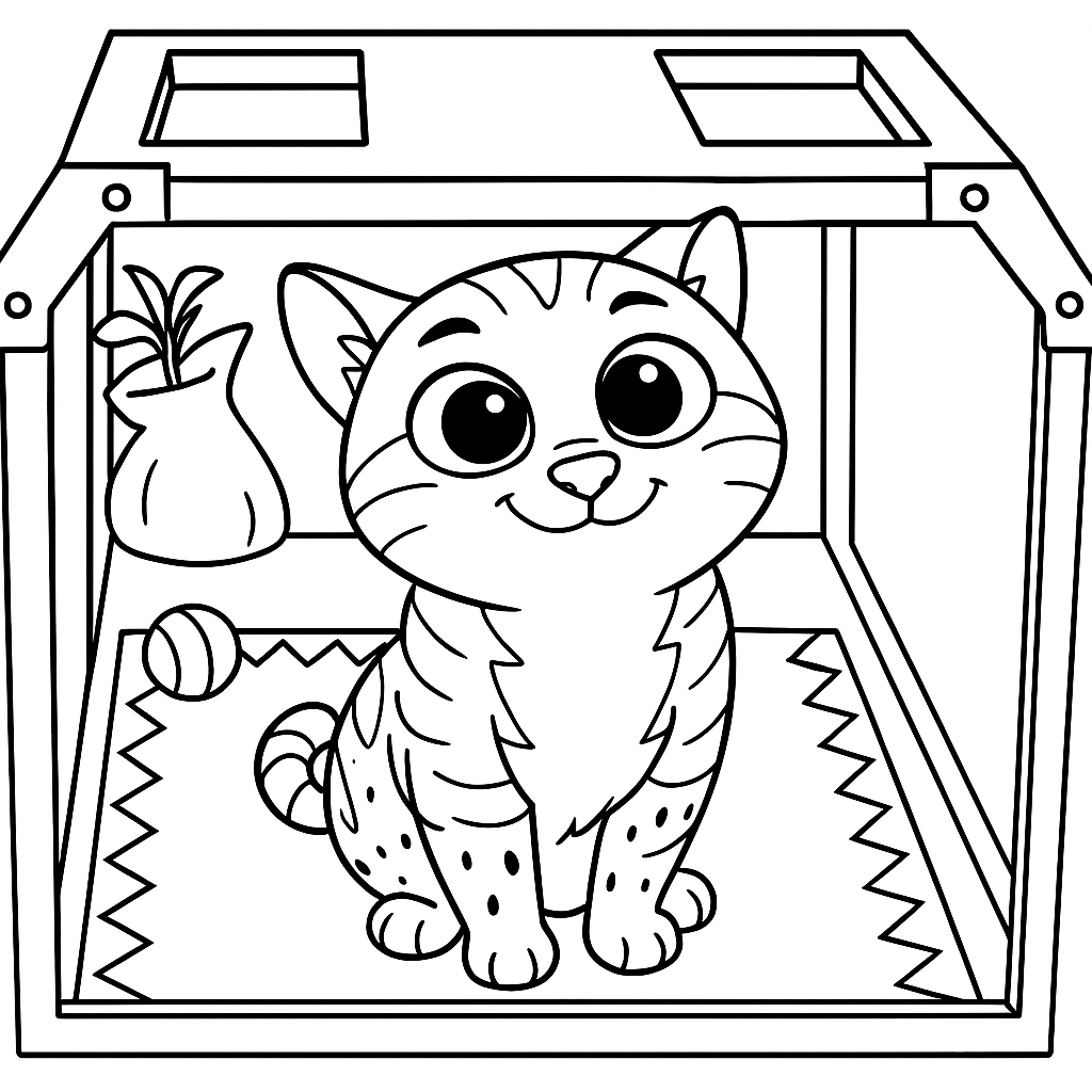 Mazlíčci v průšvihu Omalovánka pro děti k vytisknutí - zábavný obrázek k vybarvení zdarma - ideální pro malé umělce