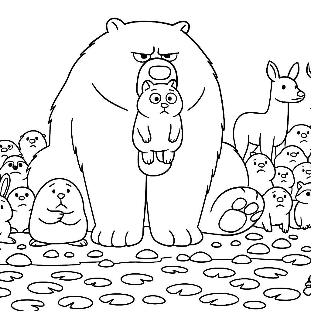 Dobrodružný obrázek k vybarvení - dětská omalovánka k vytisknutí zdarma