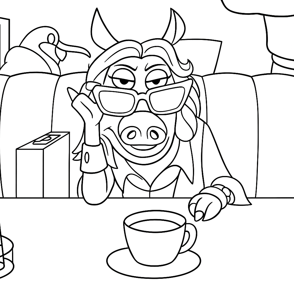 Dobrodružný obrázek k vybarvení - dětská omalovánka k vytisknutí zdarma