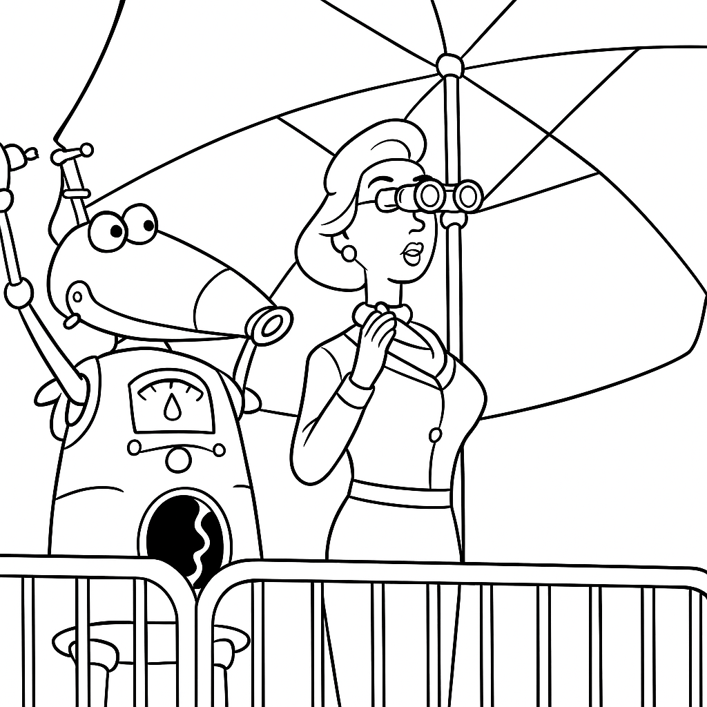 Vytiskněte si krásnou omalovánku - pohádkový obrázek pro děti k vybarvení