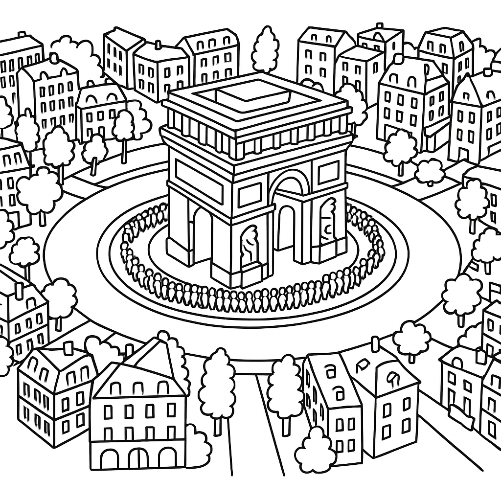 Omalovánka s pohádkovými postavami k vytisknutí pro děti zdarma - ideální pro malé umělce