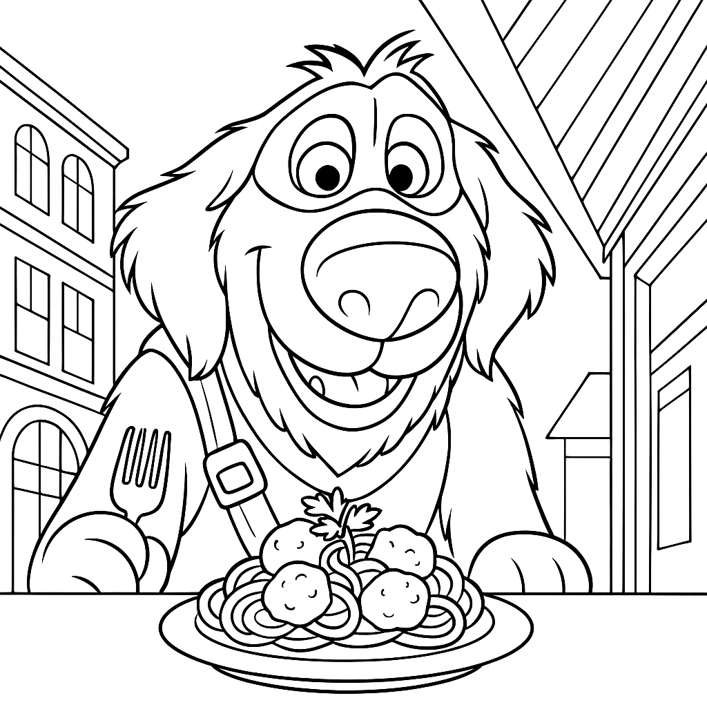 Dobrodružný obrázek k vybarvení - dětská omalovánka k vytisknutí zdarma